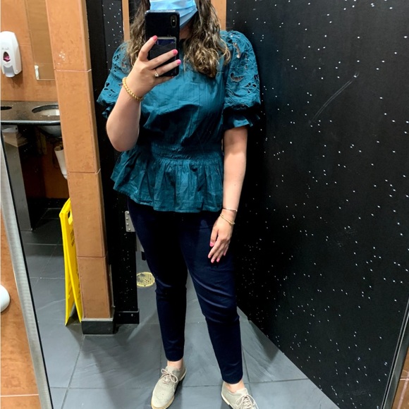 Worthington Slim Ankle Trousers - size 6 - navy blue - Picture 8 of 8